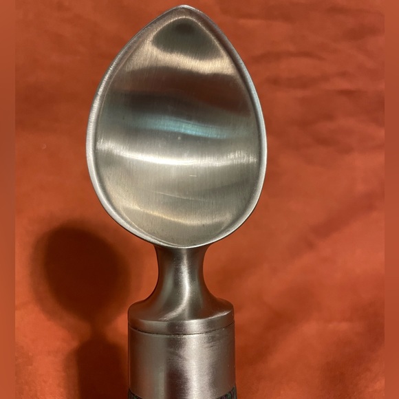 Purple and Green Hand Turned Wooden Handle Ice Cream Scoop EUC - Picture 6 of 10